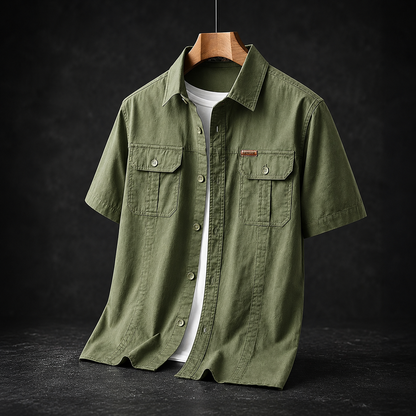 Anderson Half Sleeve Cotton Over Shirt