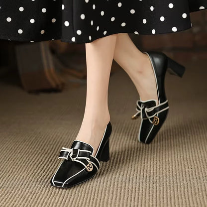 Evelyn Block Heels