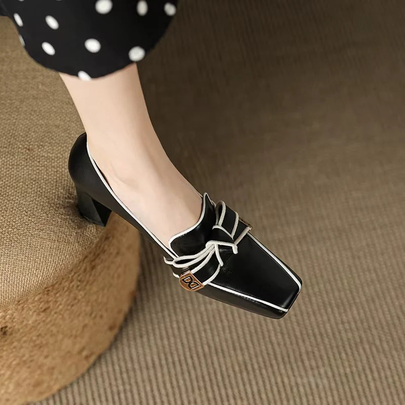 Evelyn Block Heels