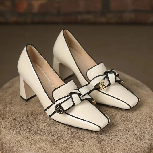 Evelyn Block Heels