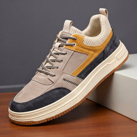 Geoffrey Leather Sneakers