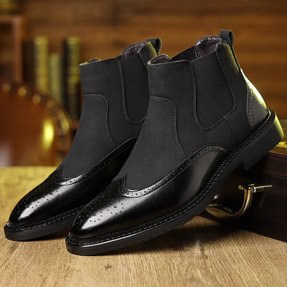Mason Leather Chelsea Boots