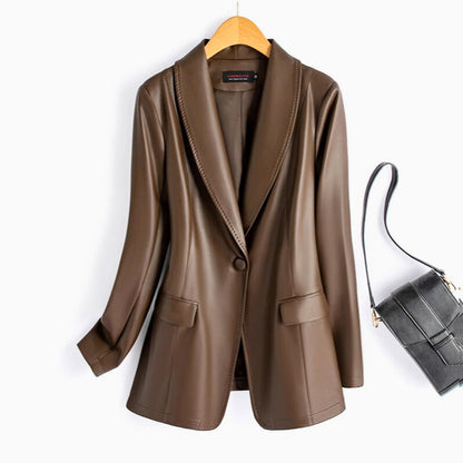 Monaco Leather Blazer