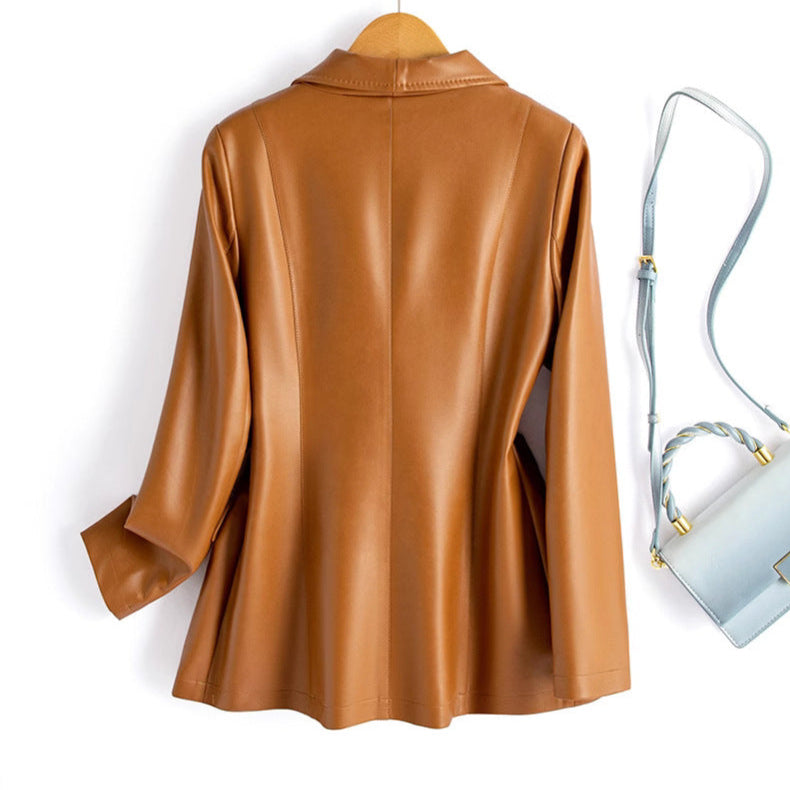 Monaco Leather Blazer
