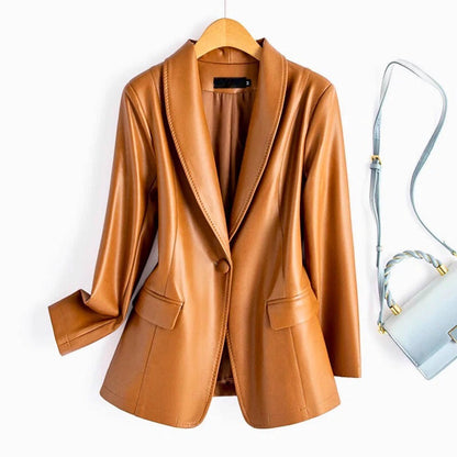 Monaco Leather Blazer