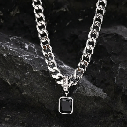 Onyx Gemstone Necklace