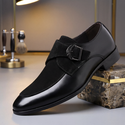 Robert Leather Monk Strap Shoes