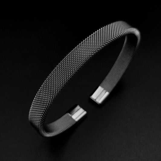 Solis Silver Cuff Bracelet